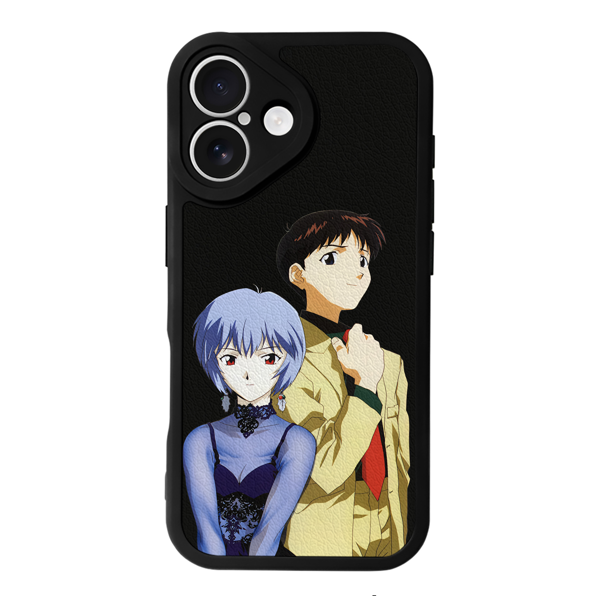 （画像用） EVA 新世紀エヴァンゲリオン 【iPhone 16シリーズ対応】シリコンスマホケース（レザー調） 材質：シリコン